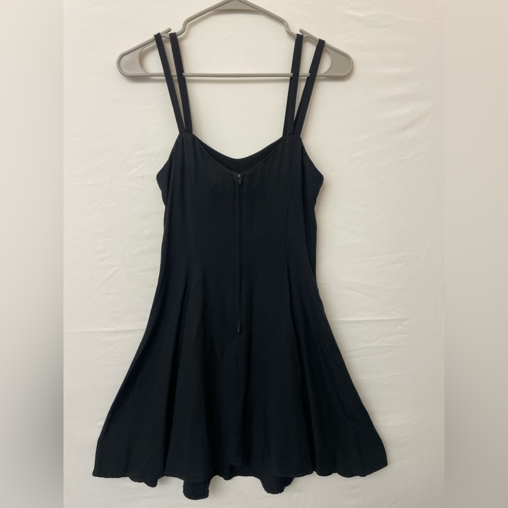 Vintage All That Jazz women’s Size 5/6 Dress Black Fit & Flare Made in USA (L8)✨